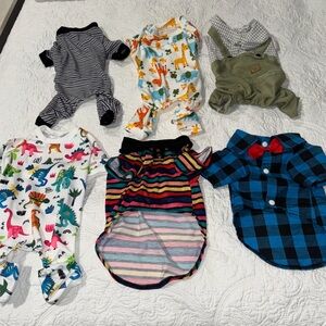 Colorful Pet Onesie Set